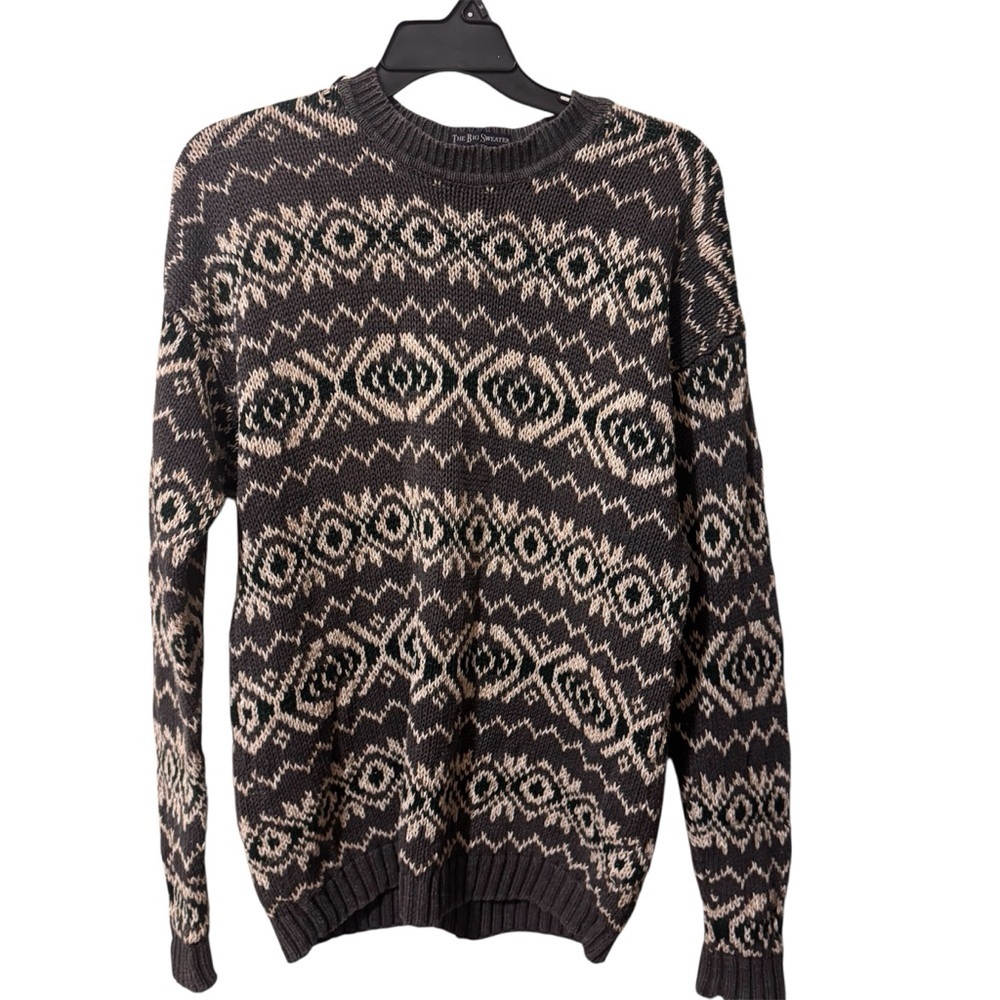 Y2K Abercrombie & Fitch vintage “the big sweater”Crewneck Sweater L / Hong Kong - Picture 1 of 10